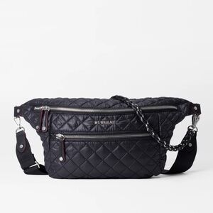 MZ Wallace - Black Crosby Crossbody Sling Bag